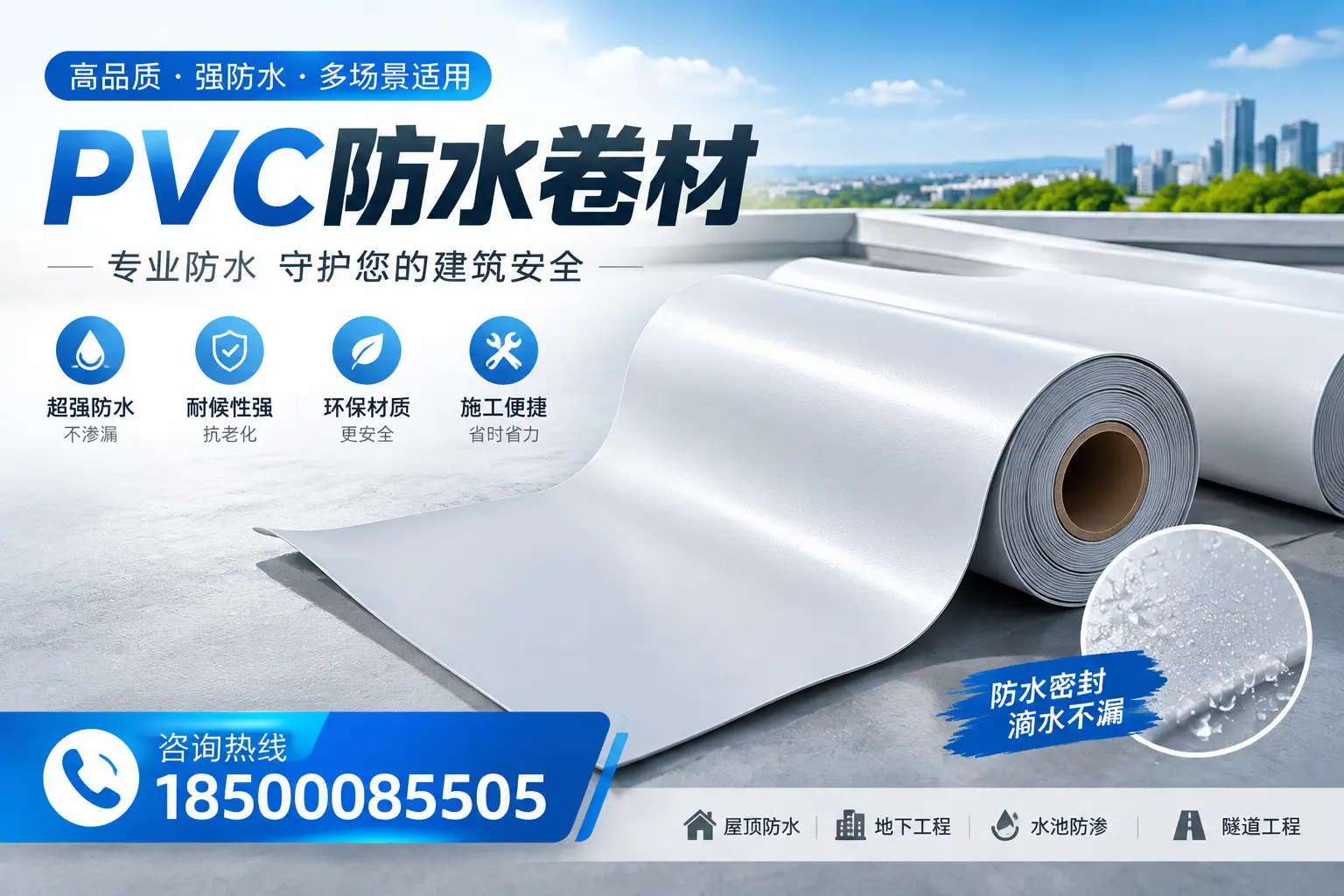 PVC防水卷材的市场竞争分析，洛阳品牌选择参考