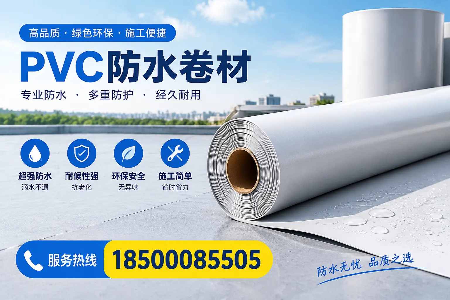 选用PVC防水卷材时需要避开的常见误区,特别是在洛阳